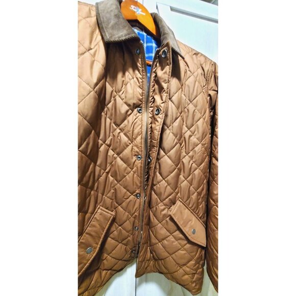 Brooks Brothers Diamond Quilted Bison Brown Jacket Men's XL - Picture 4 of 11